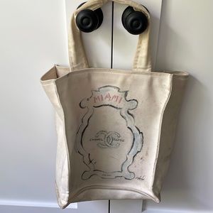 Well loved Chanel tote bag